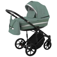 Детская коляска Adamex Rimini Lux RI-54/ Зелёный