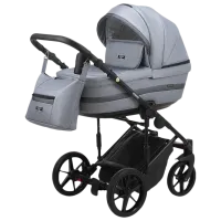 Детская коляска Adamex Rimini Delux RI-243/ Серый