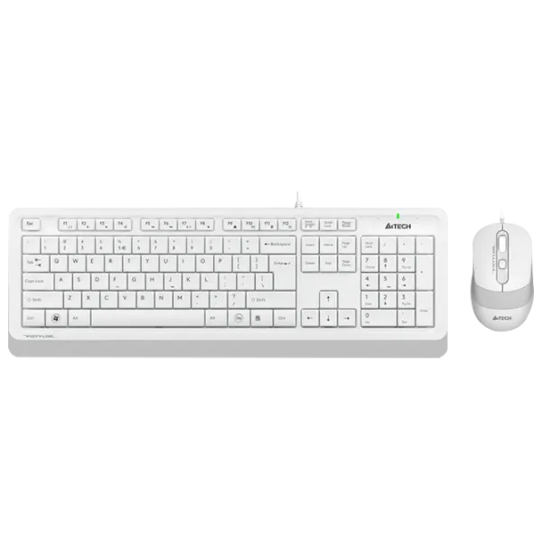Клавиатура и Мышь A4Tech F1010 Проводная/ Белый photo 1