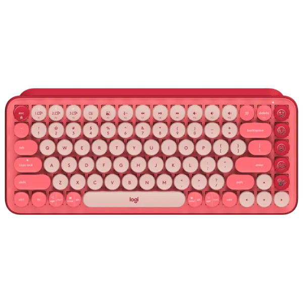 Клавиатура Logitech POP Keys Беспроводные/ Розовый photo 1