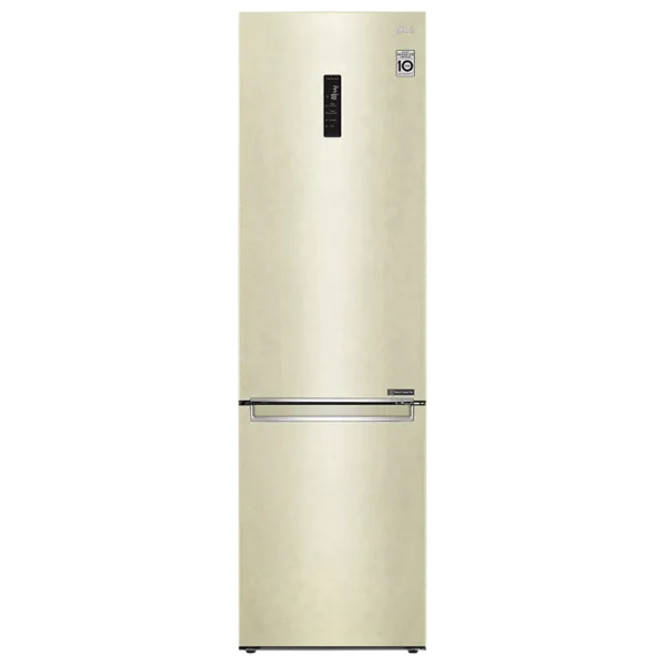 Frigider LG GW-B509SEKM cu congelator jos 384 l / 203 cm / Beige photo 1