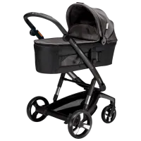 Детская коляска Bebumi Space 2 in 1 B186.1B196.4/ Черный