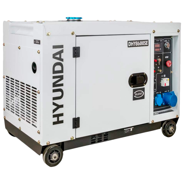 Generator de curent Hyundai DHY8600SE 230 V Motorină/ 6 kW photo 1 Generator de curent Hyundai DHY8600SE 230 V Motorină/ 6 kW photo 1