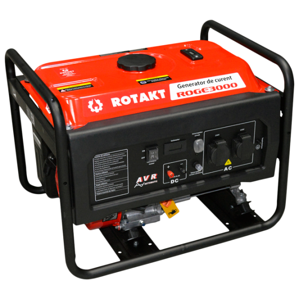 Generator de curent Rotakt ROGE3000 230 V Benzină/ 2.7 kW photo 1 Generator de curent Rotakt ROGE3000 230 V Benzină/ 2.7 kW photo 1