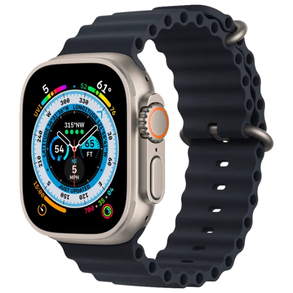 Curelușă Apple Watch Ocean Band 49 mm/ Midnight photo 1 Curelușă Apple Watch Ocean Band 49 mm/ Midnight photo 1