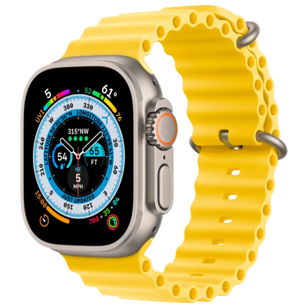 Ремень Apple Watch Ocean Band 49 мм/ Желтый photo 1
