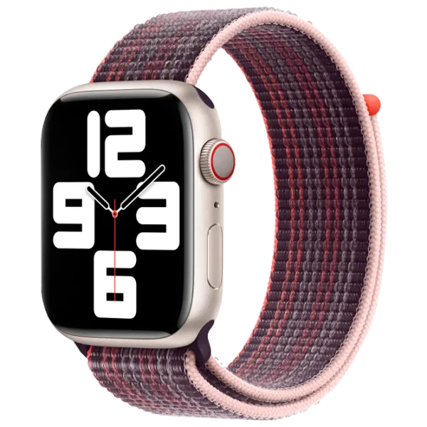 Ремень Apple Watch Elderberry Sport Loop 45 мм/ Фиолетовый Розовый photo 1 Ремень Apple Watch Elderberry Sport Loop 45 мм/ Фиолетовый Розовый photo 1