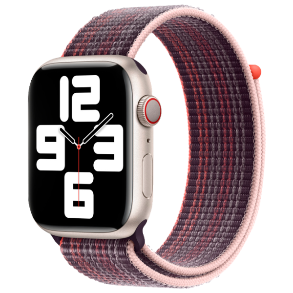 Ремень Apple Watch Elderberry Sport Loop 45 мм/ Фиолетовый Розовый photo 1 Ремень Apple Watch Elderberry Sport Loop 45 мм/ Фиолетовый Розовый photo 1