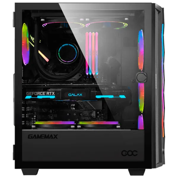 Корпус Gamemax Diamond COC Mid Tower / Черный photo 17