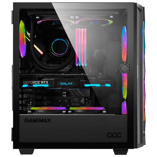 Корпус Gamemax Diamond COC Mid Tower / Черный photo 17