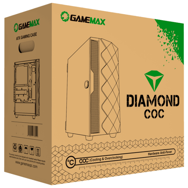 Корпус Gamemax Diamond COC Mid Tower / Черный photo 22