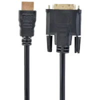 Cablu video Cablexpert HDMI + DVI 7.5 m/ Black