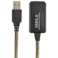 Cablu de date Gembird USB Type-A + USB Type-A 5 m/ Black