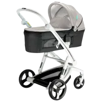 Детская коляска Bebumi Space 2 in 1 B186.4B196.7/ Белый