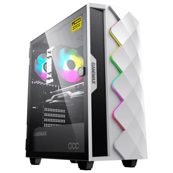 Корпус Gamemax Diamond COC Mid Tower / Белый photo 1