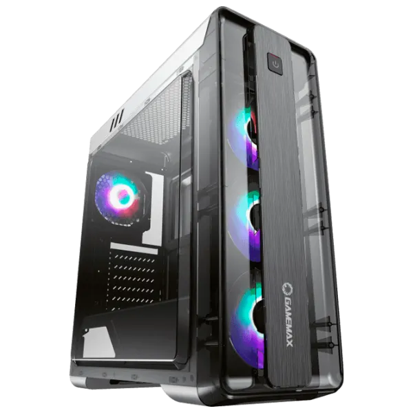 Carcasă Gamemax MoonLight FRGB Mid Tower / White photo 1