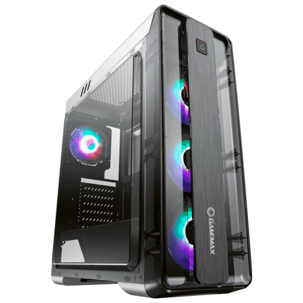 Carcasă Gamemax MoonLight FRGB Mid Tower / White photo 1
