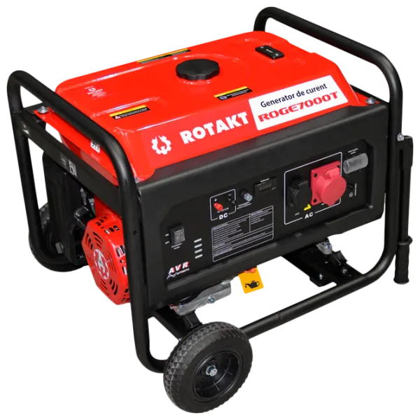 Generator de curent Rotakt ROGE7000T 230/ 400 V Benzină/ 6.3 kW photo 1 Generator de curent Rotakt ROGE7000T 230/ 400 V Benzină/ 6.3 kW photo 1