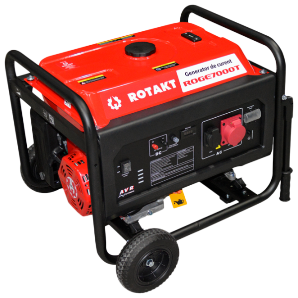 Generator de curent Rotakt ROGE7000T 230/ 400 V Benzină/ 6.3 kW photo 1 Generator de curent Rotakt ROGE7000T 230/ 400 V Benzină/ 6.3 kW photo 1