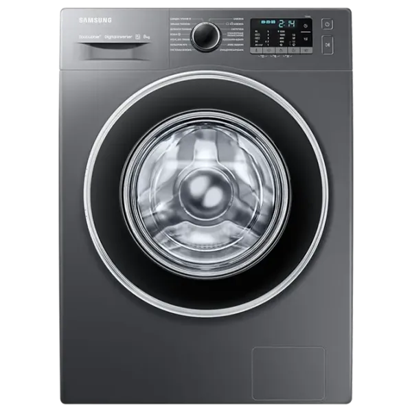Стиральная машина Samsung WW80J52K0HX/CE 8 кг / 1200 об/мин / Нержавеющая сталь photo 1