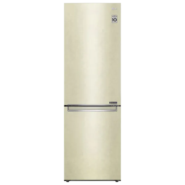 Frigider LG GW-B459SECM cu congelator jos 341 l / 186 cm / Beige photo 1