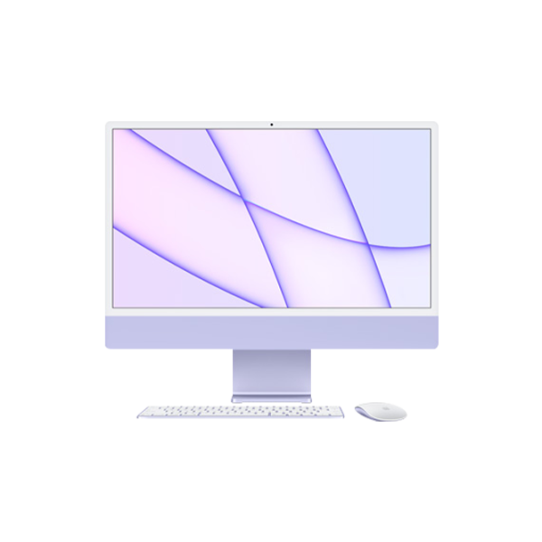 All-in-One PC Apple 24" 4.5K M1/ iMac 2021/ 8 GB/ 512 GB/ Purple photo 1