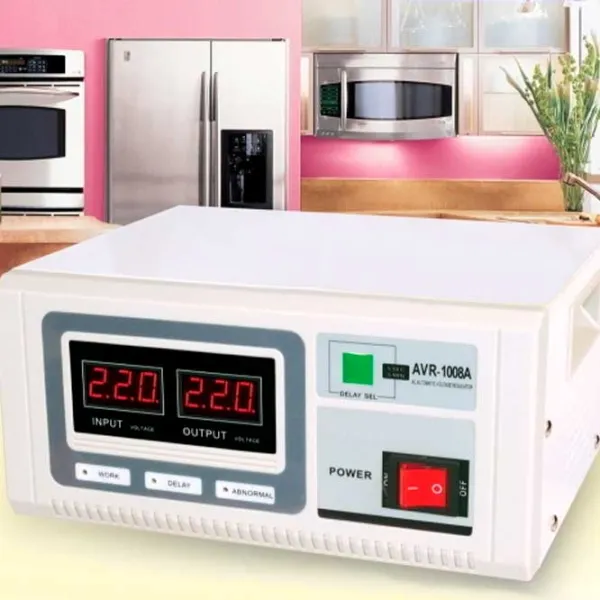 Stabilizator de tensiune Ultra Power AVR-1008A Black photo 3