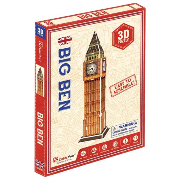 Puzzle 3D CubicFun Big Ben 3+/ Numărul de piese: 13 photo 5 Puzzle 3D CubicFun Big Ben 3+/ Numărul de piese: 13 photo 5