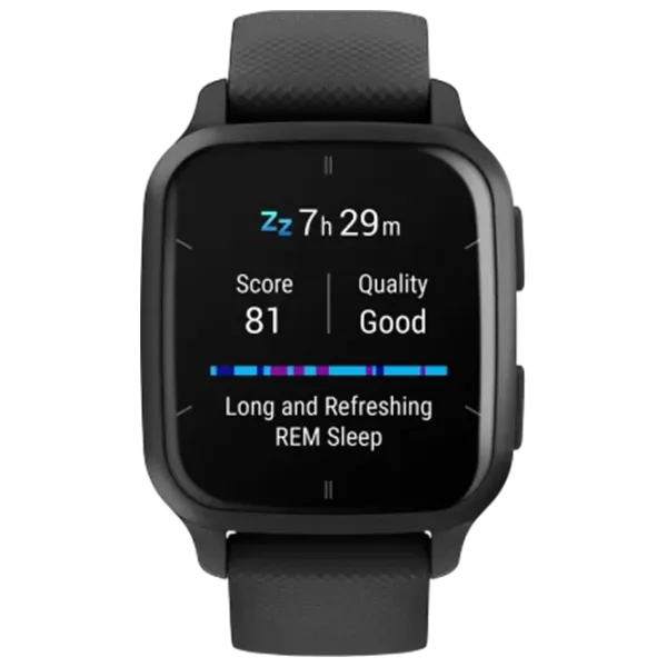 Ceas inteligent Garmin Venu Sq 2 – Music Edition 1.41" / 35.9 mm / Black - Black / 010-02700-10 photo 3