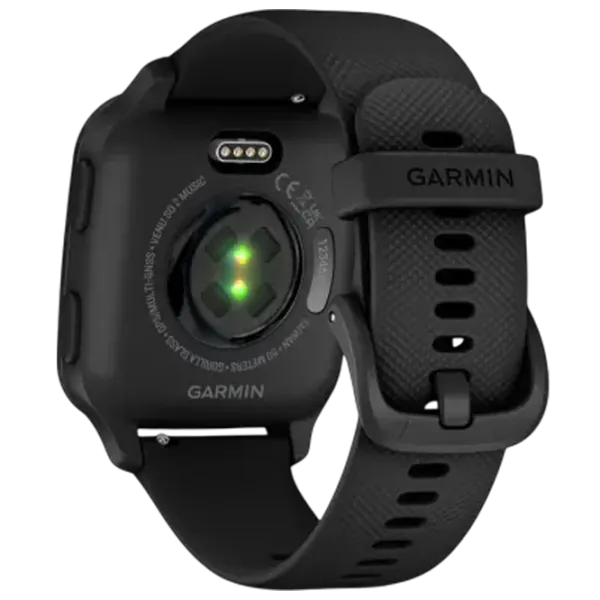 Ceas inteligent Garmin Venu Sq 2 – Music Edition 1.41" / 35.9 mm / Black - Black / 010-02700-10 photo 9