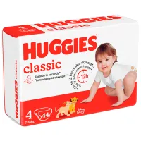 Подгузники для детей Huggies Classic Jumbo 4 4 7 - 18 кг / 44 шт. photo 3