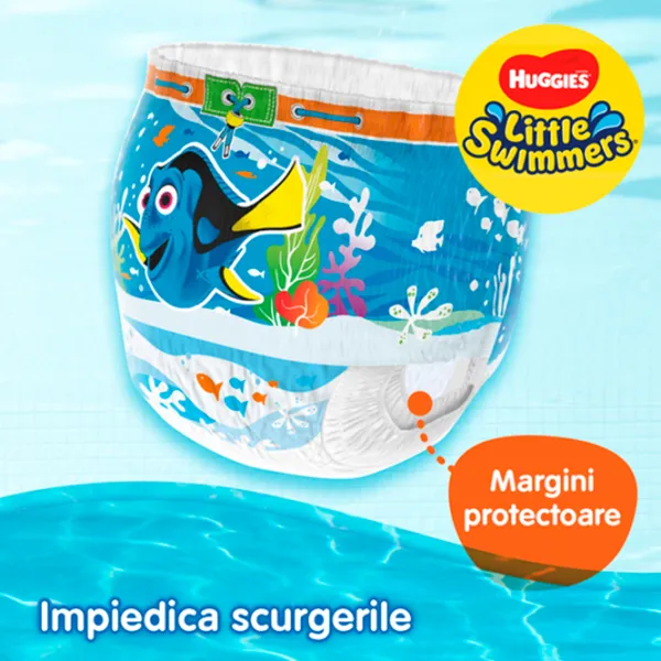Scutece pentru copii Huggies Little Swimmers 5-6 5 - 6 12 - 18 kg / 11 buc. photo 9