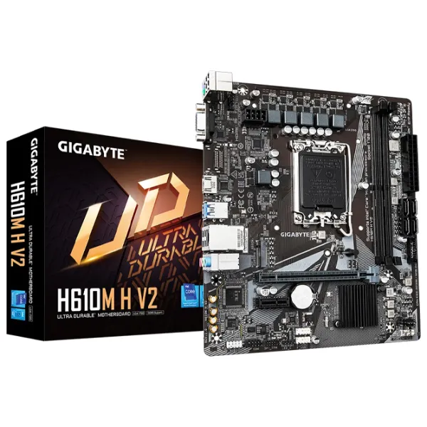Материнская плата Gigabyte H610M H V2 mATX / Intel H610 photo 7