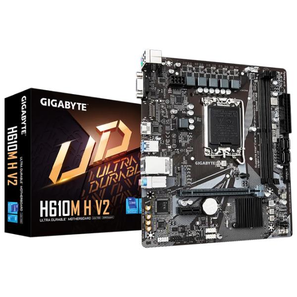 Материнская плата Gigabyte H610M H V2 mATX / Intel H610 photo 7