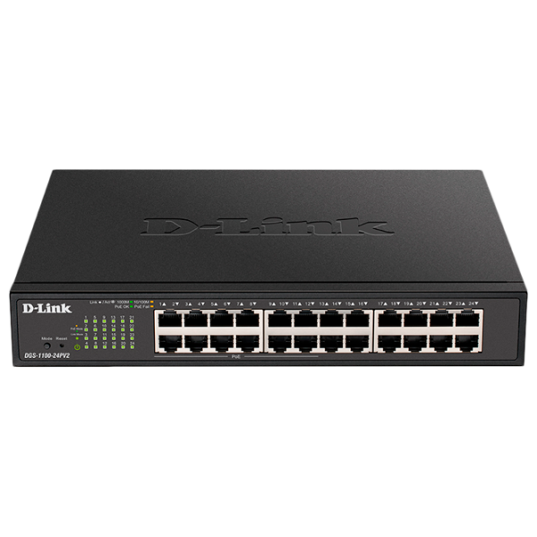 Switch D-Link DGS-1100-24PV2/ A1A Черный photo 1
