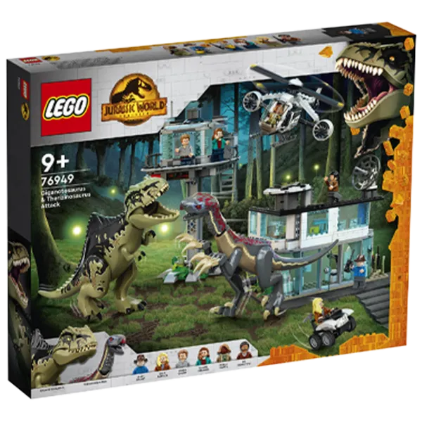 Конструктор LEGO Atacul giganotosaurus și therizinosaurus Творческий/ Разноцветный photo 1
