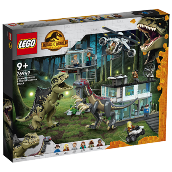 Конструктор LEGO Atacul giganotosaurus și therizinosaurus Творческий/ Разноцветный photo 1