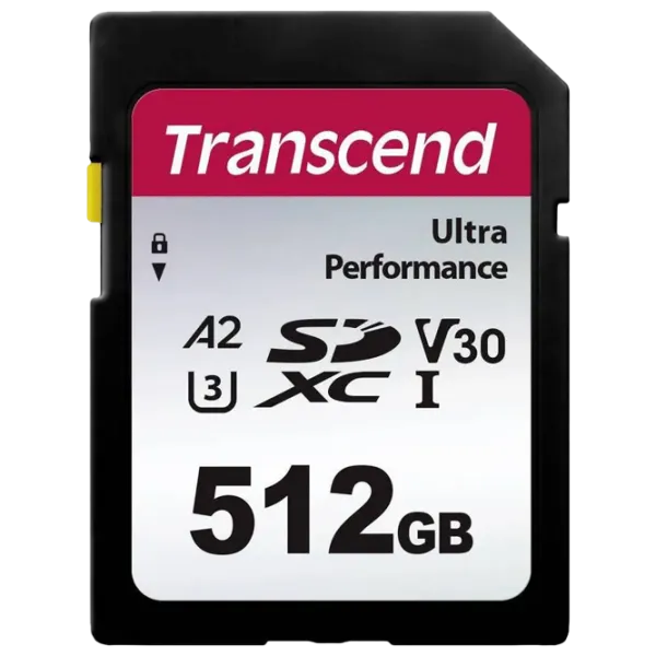 SD Card Transcend TS512GSDC340S 512 ГБ SD/ Class10 UHS-I U3 photo 1