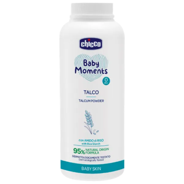 Pudră de talc pentru copii Chicco Baby Moments 0+/ Sub scutec photo 1
