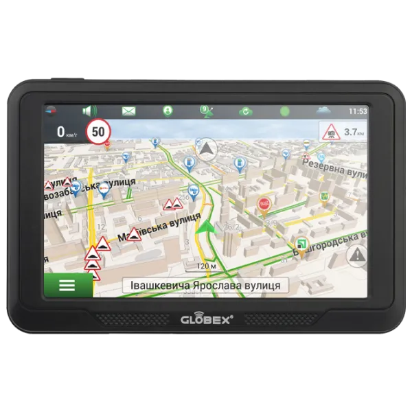 Sistem de navigație Globex GE-516 GCN430FE Black photo 1