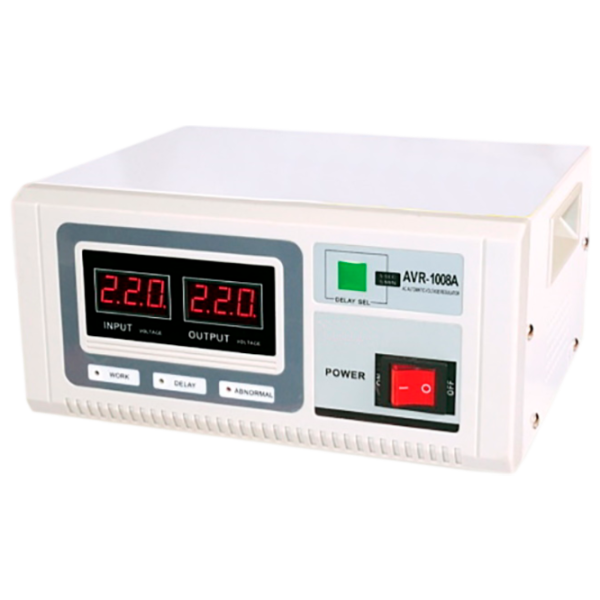 Stabilizator de tensiune Ultra Power AVR-1008A Black photo 1