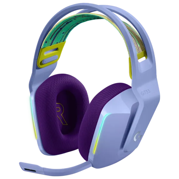 Căști Logitech G733 Lilac Fără fir/ Gaming photo 1