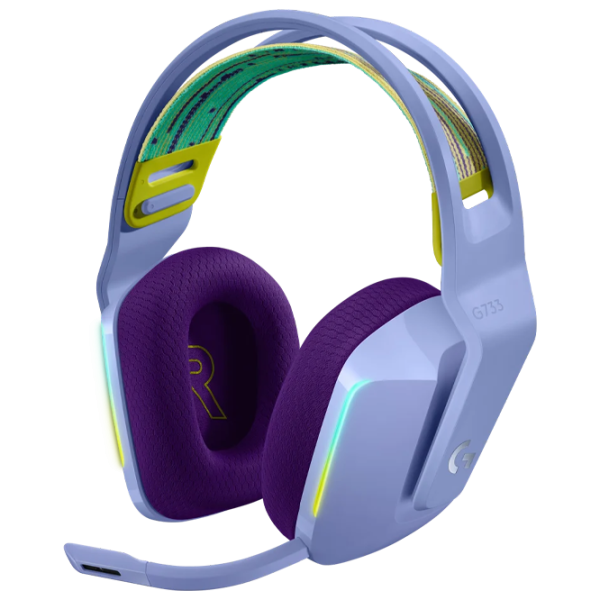 Căști Logitech G733 Lilac Fără fir/ Gaming photo 1