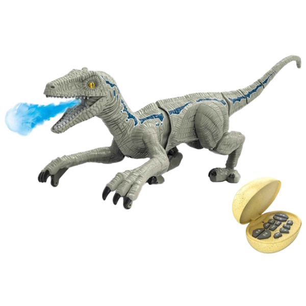 Робот Le Neng Toys Intelligent Programming Armored Velociraptor K35  Серый photo 1