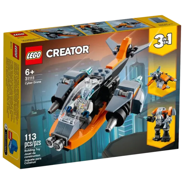 Constructor LEGO Cyberdron Navă spațială/ Multicolor photo 1