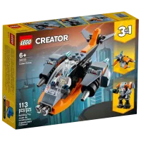 Constructor LEGO Cyberdron Navă spațială/ Multicolor