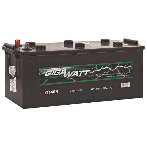 Авто аккумулятор Gigawatt G140R 760A photo 1 Авто аккумулятор Gigawatt G140R 760A photo 1