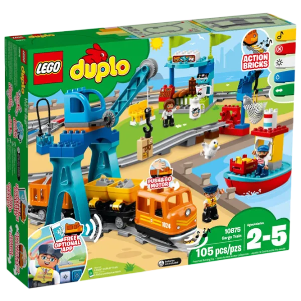 Конструктор LEGO Грузовой поезд Поезд/ Разноцветный photo 1