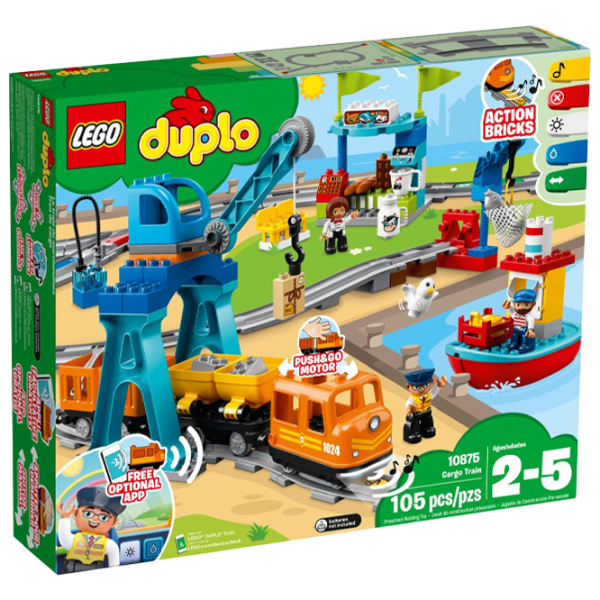 Конструктор LEGO Грузовой поезд Поезд/ Разноцветный photo 1