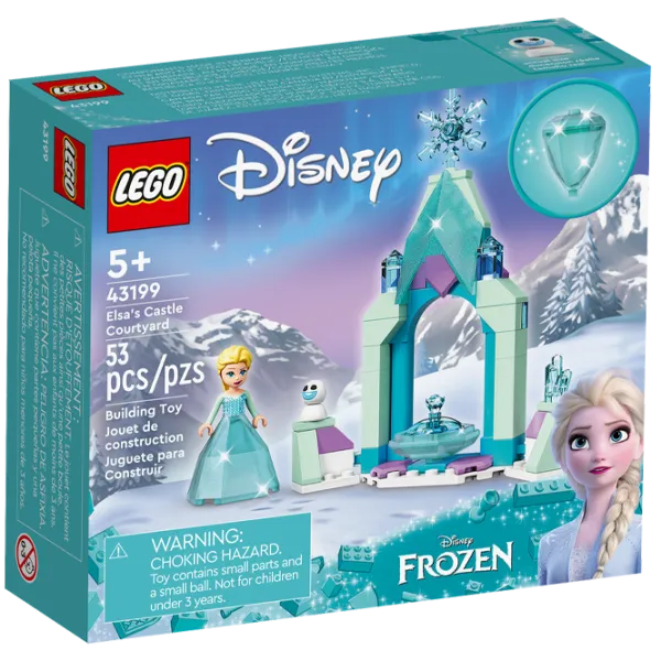 Конструктор LEGO Двор замка Эльзы Замок/ Разноцветный photo 1